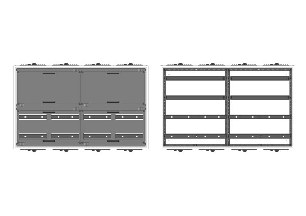 Automatenverteiler, AVB, BxHxT = 1050x650x230