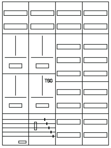 AZ82HS4-210, Zählerverteilung mit 3-Punktbefestigu
