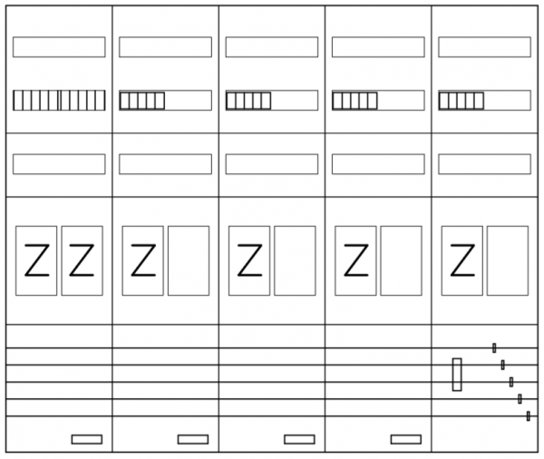AEZ52-230-137, eHZ-Zählerverteilung