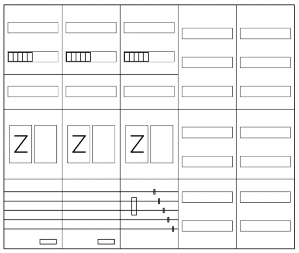 AEZ52-210-114, eHZ-Zählerverteilung