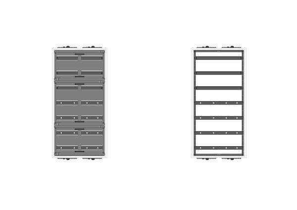 Automatenverteiler, AVB, BxHxT = 550x1100x210