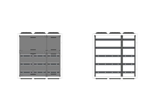 AVB3-5-300-PAutomatenverteiler, AVB, BxHxT = 820x8