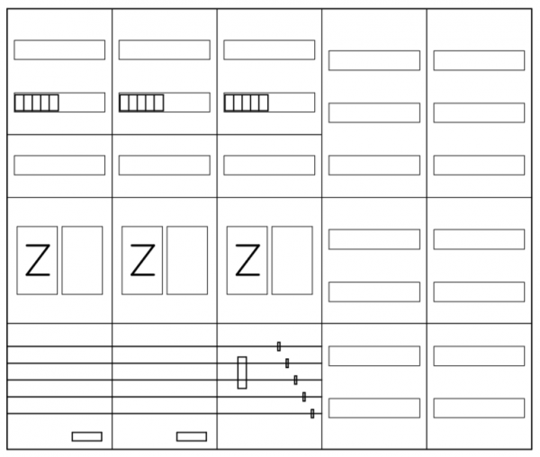 AEZ52-230-114, eHZ-Zählerverteilung
