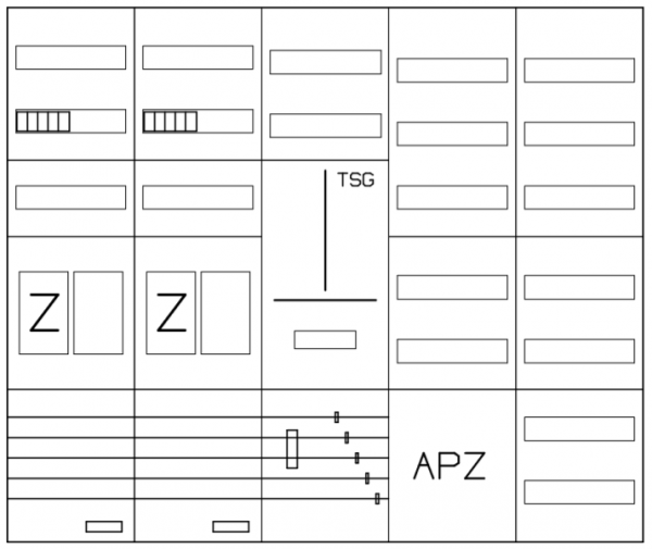AEZ52-210-060, eHZ-Zählerverteilung