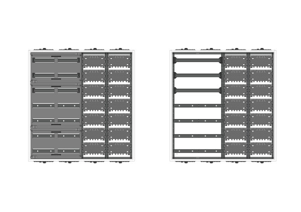 Automatenverteiler, AVK, BxHxT = 1050x1100x140, M2