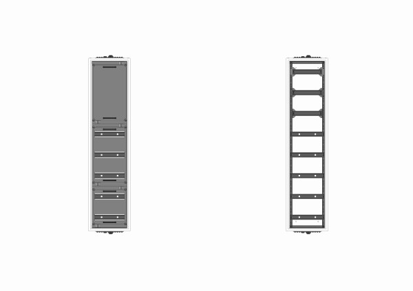 Automatenvert.-PS, AVK, BxHxT = 300x1250x230