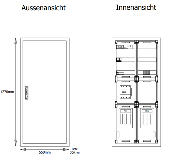 NA-Schutz Innenbereich 70kWp