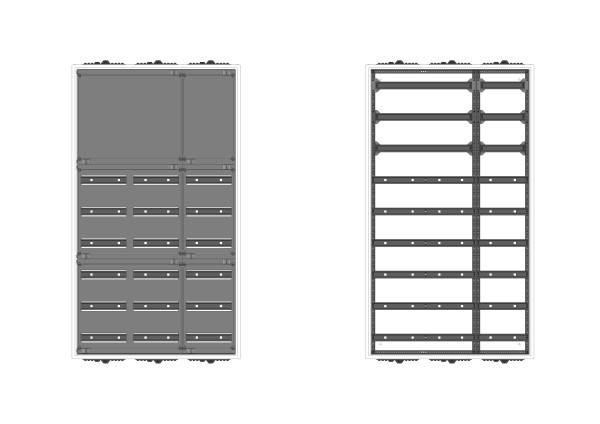 Automatenvert.-PS, UVK, BxHxT = 800x1400x210, S