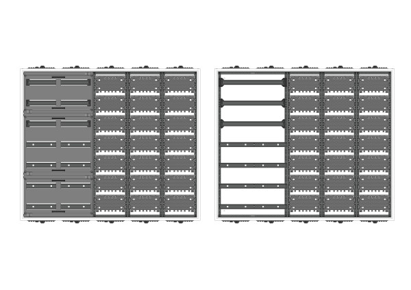 Automatenverteiler, AVK, BxHxT = 1300x1100x140, M3