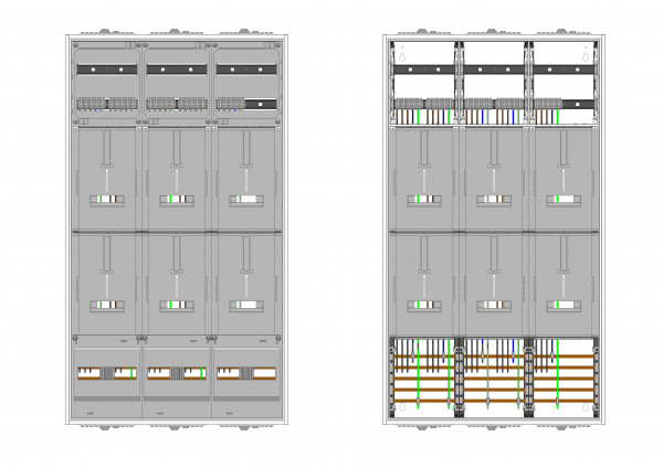 AZ62H-230, Zählerverteilung mit 3-Punkt