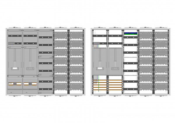 AZ52BSMM-210, Zählerverteilung mit 3-Punktbefestig