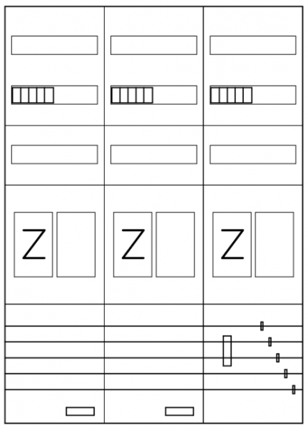 AEZ32-230-036, eHZ-Zählerverteilung