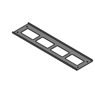 BP-PKV140 | Bodenplatte mit Kabeleinführung