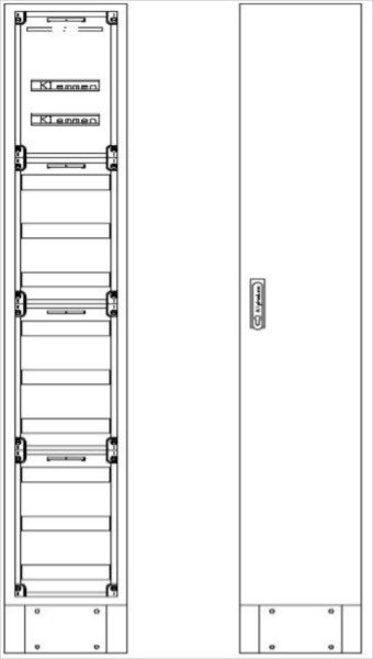 RSVK1-12-300Reihenschaltschrank, RSVK, BxHxT = 320