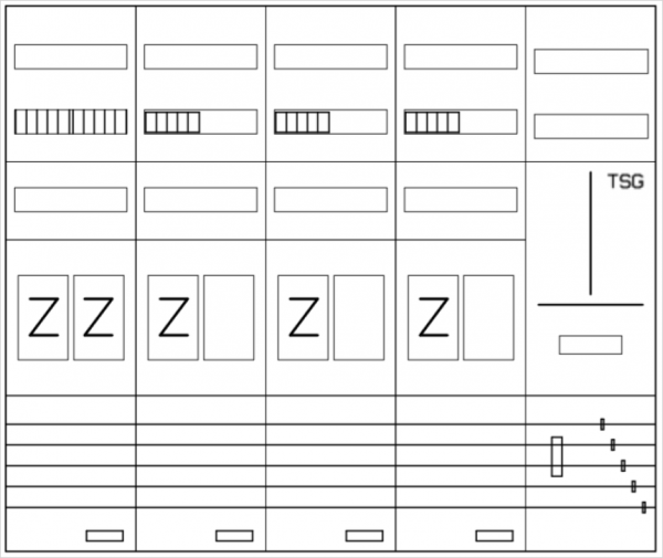 AEZ52-230-126, eHZ-Zählerverteilung