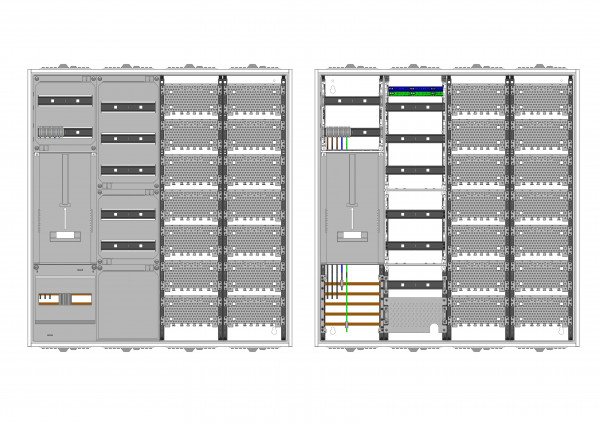 AZ42BSAMM-230, Zählerverteilung mit 3-Punktbefesti