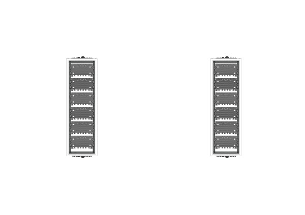 Automatenverteiler, AVK, BxHxT = 300x950x210, M1