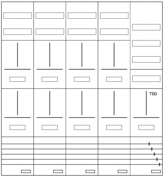 AZ102HS1-210-9, Zählerverteilung mit 3-Punktbefest