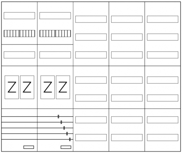 AEZ52-230-040, eHZ-Zählerverteilung