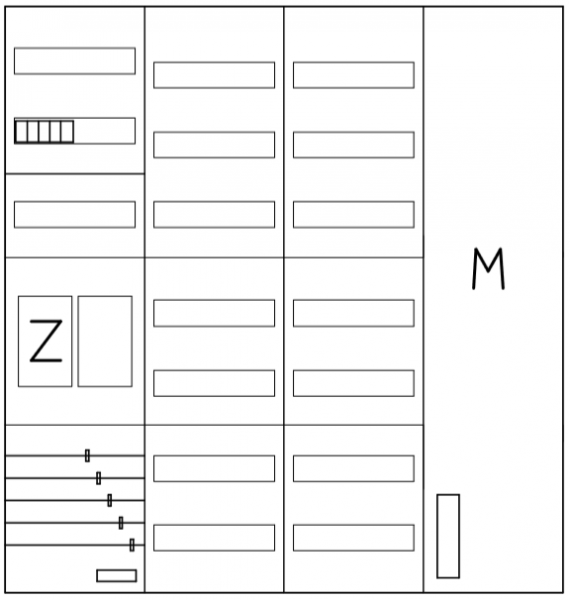 AEZ42-210-012, eHZ-Zählerverteilung