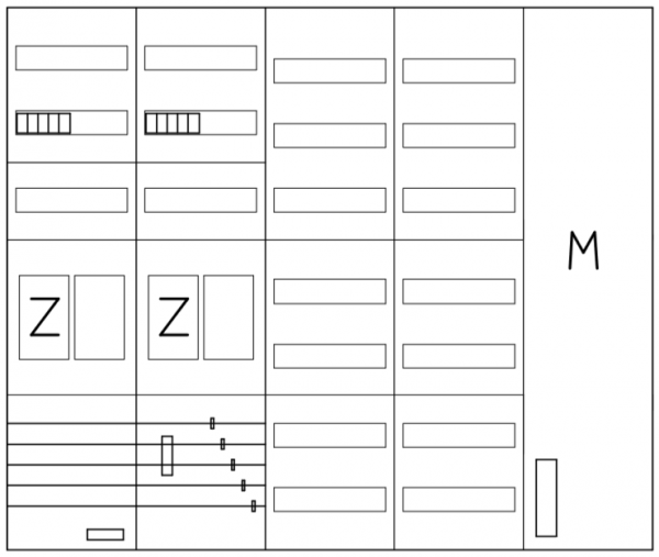 AEZ52-230-046, eHZ-Zählerverteilung