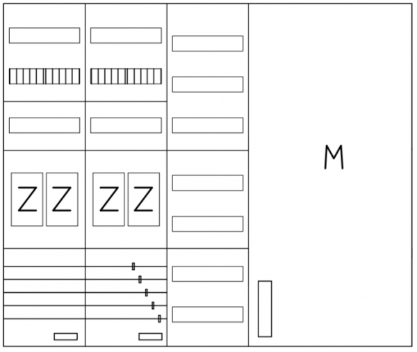 AEZ52-230-033, eHZ-Zählerverteilung