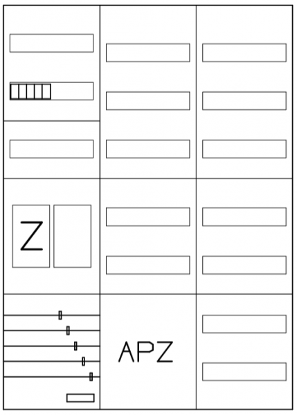 AEZ32-230-015, eHZ-Zählerverteilung
