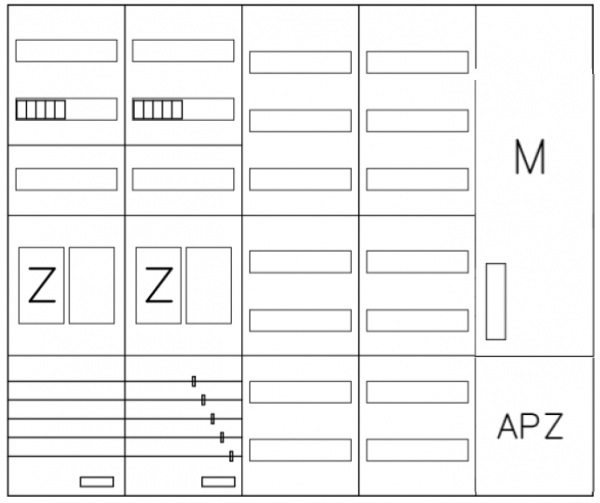 AEZ52-230-021, eHZ-Zählerverteilung