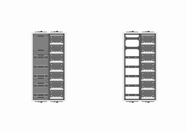Automatenverteiler, AVK, BxHxT = 550x1100x230, M1