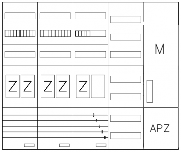 AEZ52-210-101, eHZ-Zählerverteilung