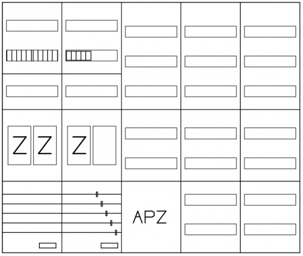 AEZ52-230-031, eHZ-Zählerverteilung