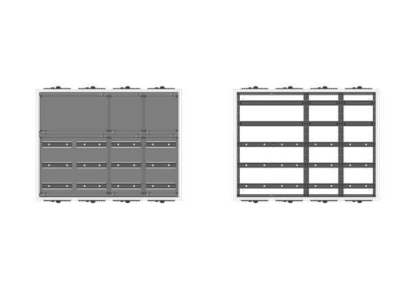 Automatenvert.-PS, AVB, BxHxT = 1050x800x230, S