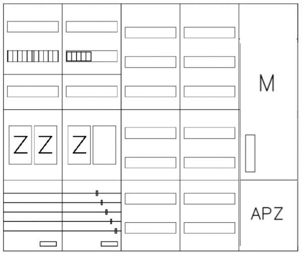 AEZ52-230-029, eHZ-Zählerverteilung