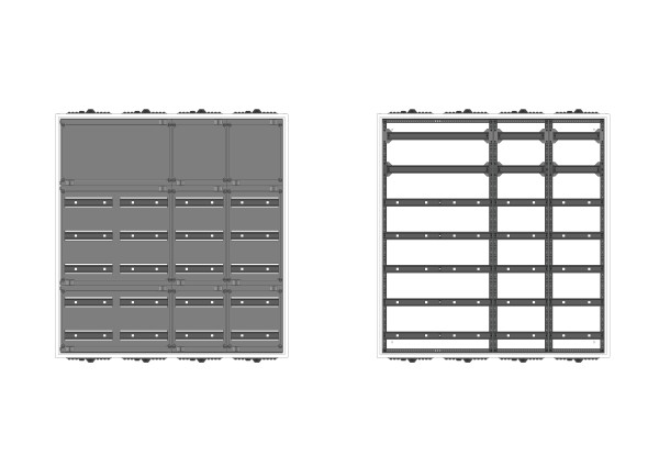 Automatenvert.-PS, AVK, BxHxT = 1050x1100x210, S
