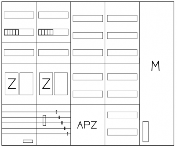 AEZ52-230-044, eHZ-Zählerverteilung