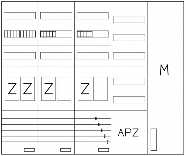 AEZ52-210-095, eHZ-Zählerverteilung