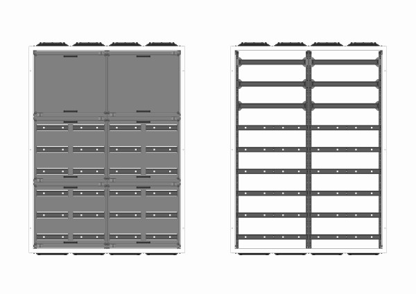 AVK4-9-500-PAutomatenverteiler, AVK, BxHxT = 1070x