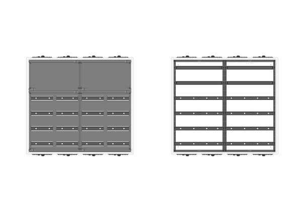 Automatenvert.-PS, AVB, BxHxT = 1050x950x230