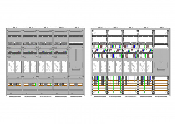 AEZ52-230-129, eHZ-Zählerverteilung