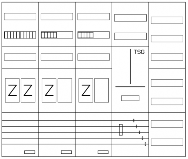 AEZ52-230-075, eHZ-Zählerverteilung