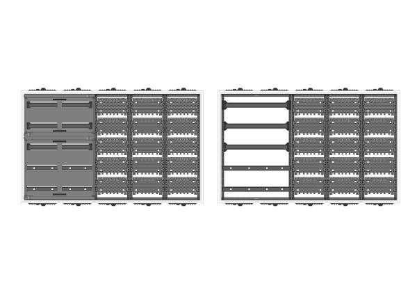 Automatenverteiler, AVK, BxHxT = 1300x800x140, M3