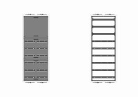 Automatenverteiler, AVK, BxHxT = 550x1400x210 Automatenverteiler, AVK, BxHxT = 550x1400x210