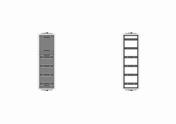 Automatenverteiler, AVB, BxHxT = 300x950x230