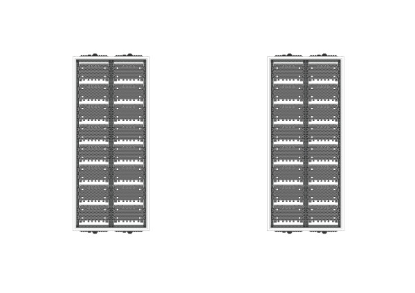 Automatenverteiler, AVK, BxHxT = 550x1250x210, M2