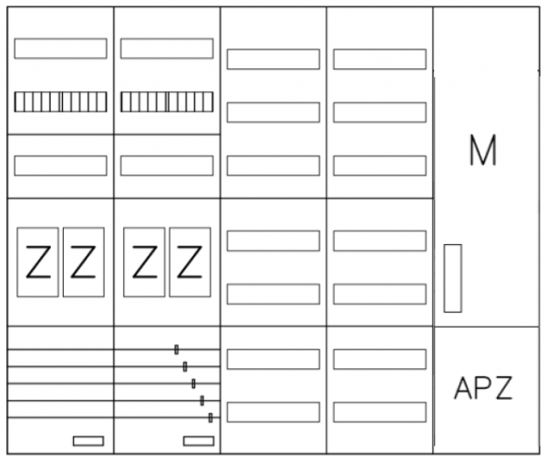 AEZ52-230-037, eHZ-Zählerverteilung