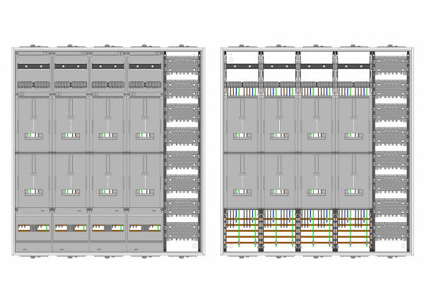 AZ102HM2-210, Zählerverteilung mit 3-Punktbefestig