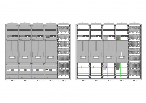 AZ52BM-230, Zählerverteilung mit 3-Punkt