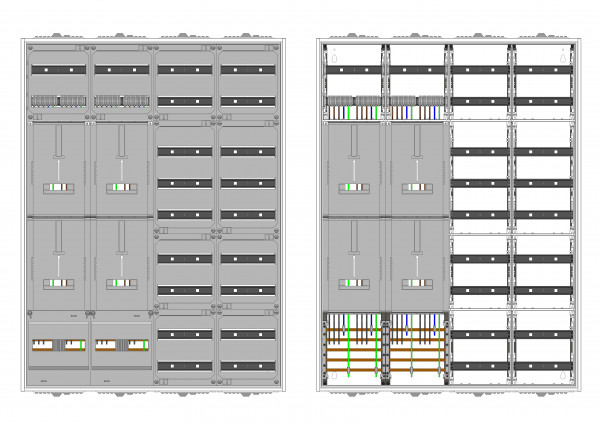 AZ82HS4A-230-2 | Zählerverteilung mit 3-Punkt