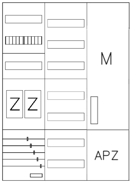 AEZ32-210-026, eHZ-Zählerverteilung