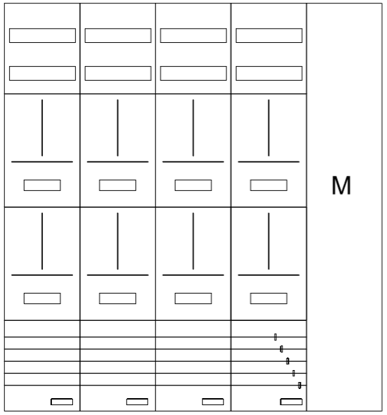 AZ102HM2-210, Zählerverteilung mit 3-Punktbefestig
